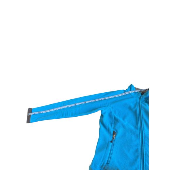 REI Fleece Jacket Women's Blue Full Zip Outdoor Hiking Gorp Cozy Soft Medium - Picture 11 of 12